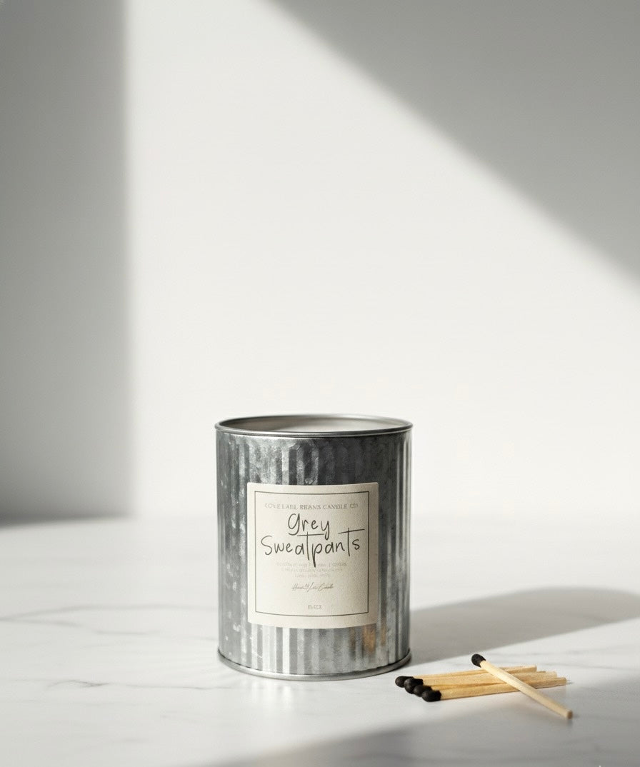 Grey Sweatpants Candle
