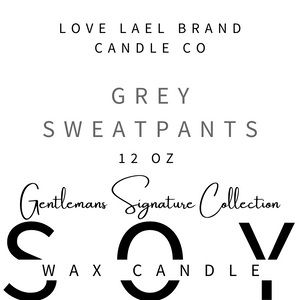 Grey Sweatpants Candle